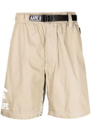 AAPE BY *A BATHING APE® elasticated shorts - Marrone