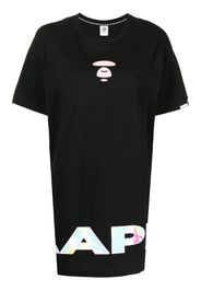 AAPE BY *A BATHING APE® logo print T-shirt - Nero