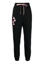 AAPE BY *A BATHING APE® Pantaloni sportivi con ricamo - Nero