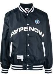 AAPE BY *A BATHING APE® patch-detail bomber jacket - Blu