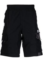 AAPE BY *A BATHING APE® logo-patch cargo shorts - Nero