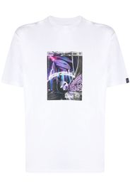 AAPE BY *A BATHING APE® logo-print cotton T-shirt - Bianco