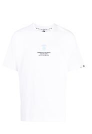 AAPE BY *A BATHING APE® T-shirt con stampa - Bianco