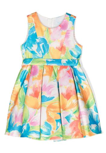 Abel & Lula floral-print sleeveless dress - Arancione