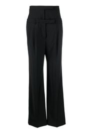 AC9 high-rise double waistband trousers - Nero