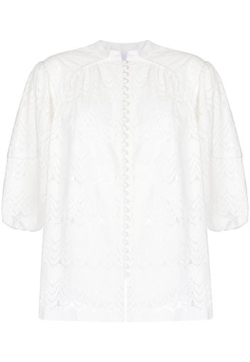 Acler Blusa Stapleton con maniche a palloncino - Bianco