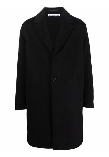 Acne Studios notched-lapels single-breasted coat - Nero