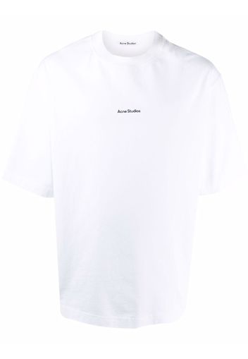 Acne Studios logo-print cotton T-shirt - Bianco