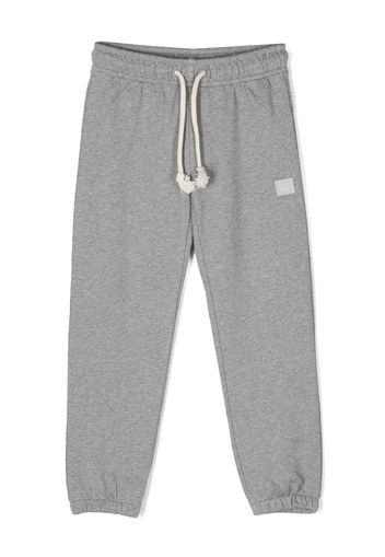 Acne Studios logo-patch detail track pants - Grigio