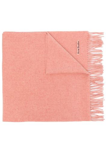 Acne Studios Sciarpa con frange - Rosa