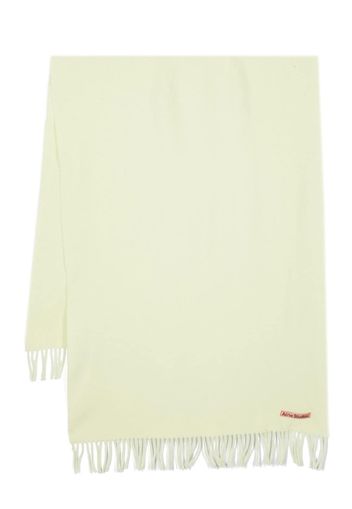 Acne Studios Sciarpa con frange - Verde