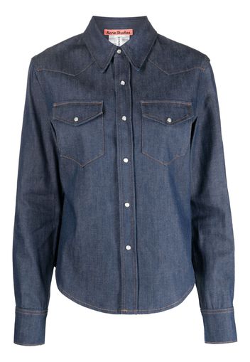 Acne Studios button-up denim shirt - Blu