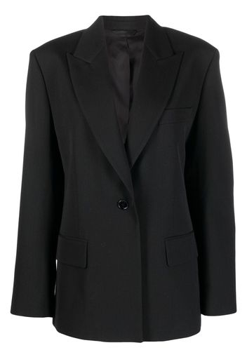 Acne Studios single-breasted peak-lapel blazer - Nero