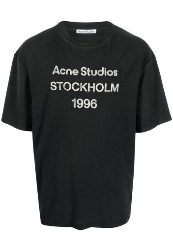 Acne Studios graphic-print cotton T-Shirt - Nero