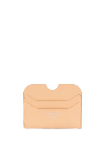 Acne Studios logo-stamp leather cardholder - Toni neutri