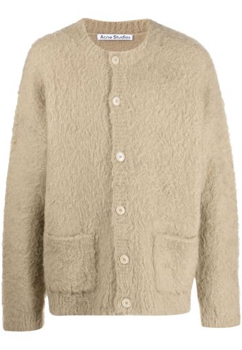 Acne Studios button-up wool-mohair cardigan - Toni neutri