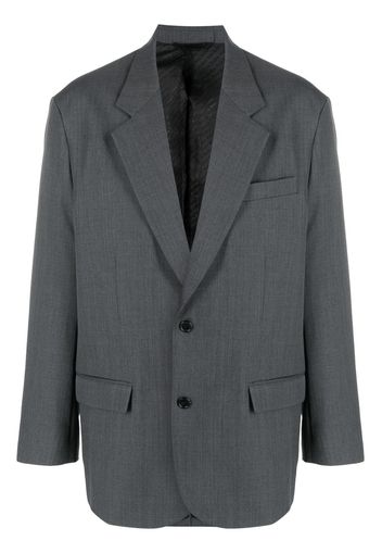 Acne Studios Blazer monopetto mélange - Grigio