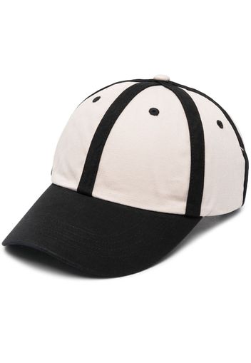 Acne Studios Cappello da baseball bicolore - Nero