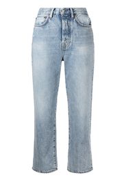 Acne Studios Mece straight-leg cropped jeans - Blu