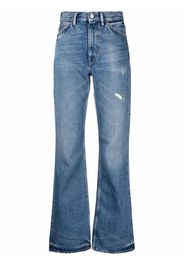 Acne Studios distressed-effect bootcut jeans - Blu