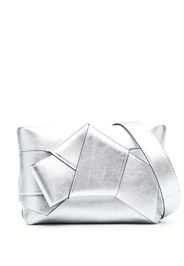 Acne Studios knot-detail shoulder bag - Argento