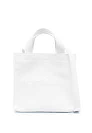 Acne Studios embossed-logo tote bag - Bianco