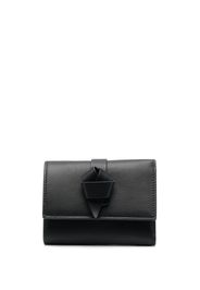 Acne Studios knot-detail leather wallet - Nero