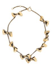 Acne Studios bow-detail chain-link necklace - Oro