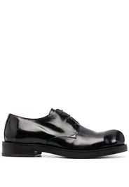 Acne Studios patent-finish leather derby shoes - Nero