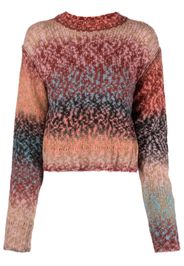 Acne Studios Maglione con intarsio - Marrone