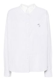 Acne Studios Camicia con colletto a contrasto - Bianco