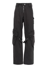 Acne Studios mid-waist straight-leg trousers - Grigio