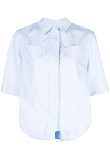 Camicia con orlo asimmetrico