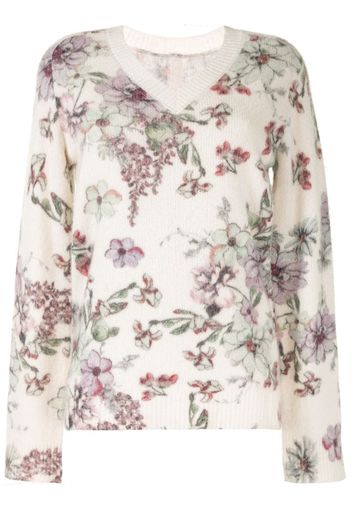 Maglione a fiori