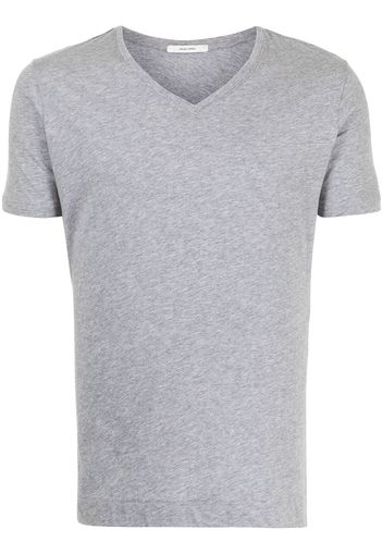 Adam Lippes T-shirt con scollo a V - Grigio