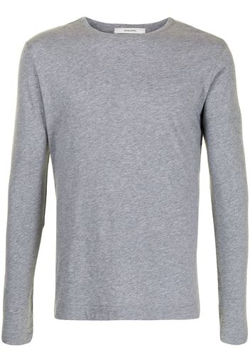 Adam Lippes T-shirt a maniche lunghe - Grigio