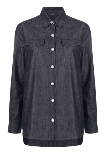 Adam Lippes Camicia lunga - Blu