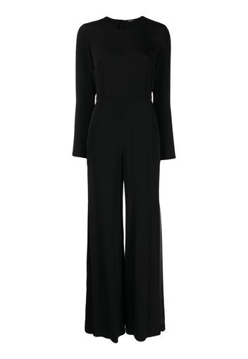 Adam Lippes Jada flared long-sleeve jumpsuit - Nero