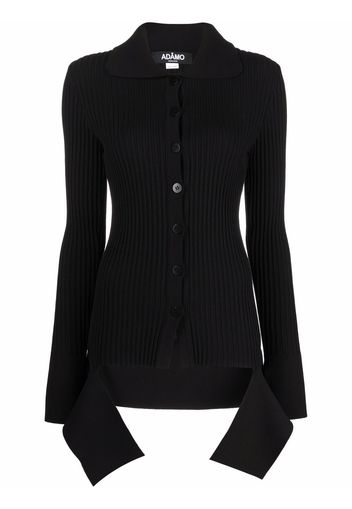 ADAMO Cardigan con dettaglio cut-out - Nero