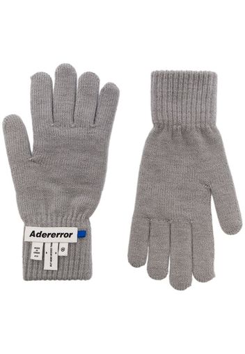 logo patch gloves