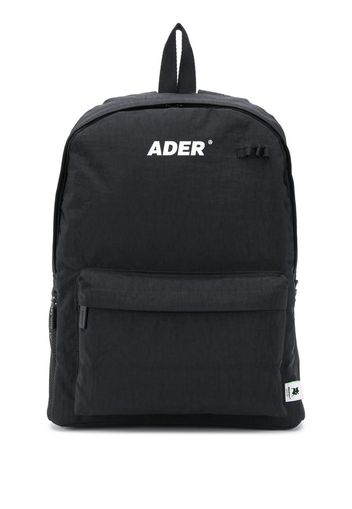 reversible logo-print backpack