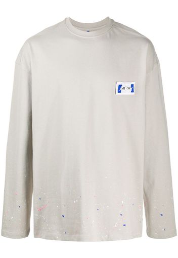 paint splatter sweatshirt