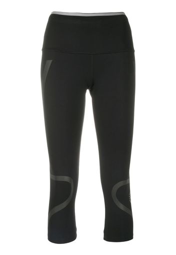 three-quarter length sports leggings