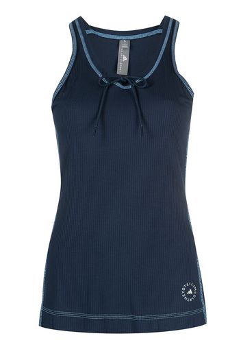 adidas by Stella McCartney ribbed performance tank top - Blu