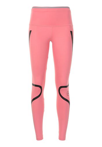 adidas by Stella McCartney logo-print high-waisted leggings - Rosa