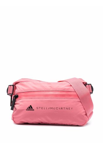 adidas by Stella McCartney logo-print recycled polyester belt bag - Rosa