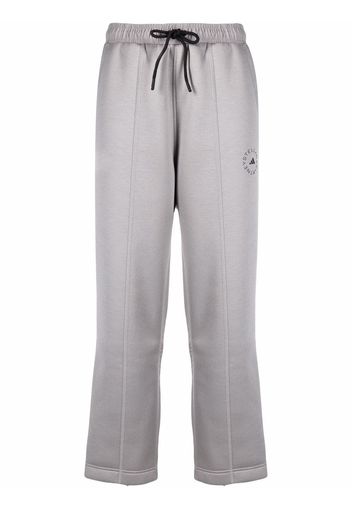 adidas by Stella McCartney logo-print track pants - Grigio