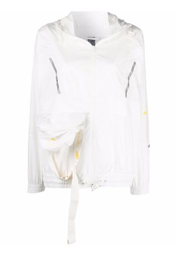 adidas by Stella McCartney packable windbreaker jacket - Bianco