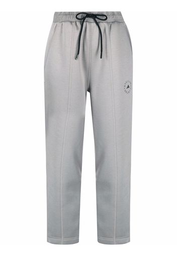 adidas by Stella McCartney logo-print track pants - Grigio