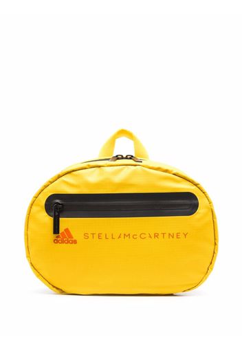 adidas by Stella McCartney logo-print zipped tote - Giallo